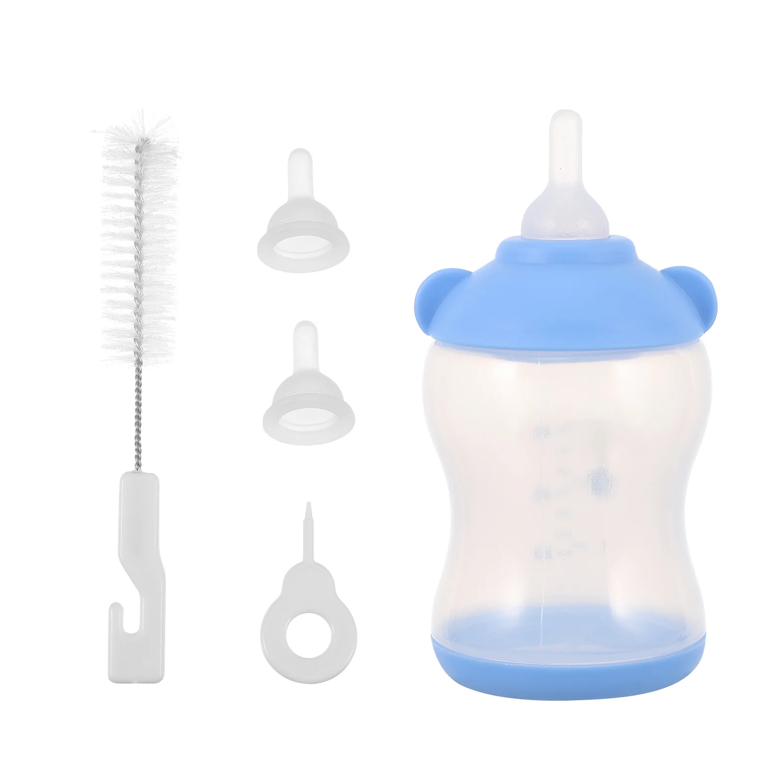 

Silicone Pet Feeding Bottle Easy to Use Durable Portable for Puppy Kitten Small Animals Milk Feeder Nursing Bottle