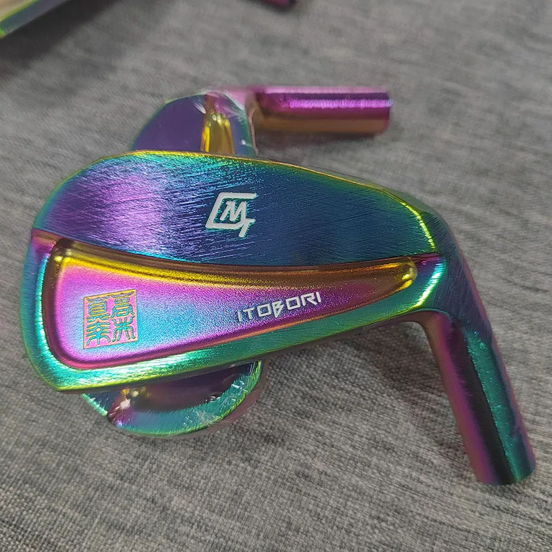 ITOBORI Irons Set MTG Rainbow Forged Carbon Steel  ITOBORI Golf 4-# P 7Pcs Golf Iron Head Only