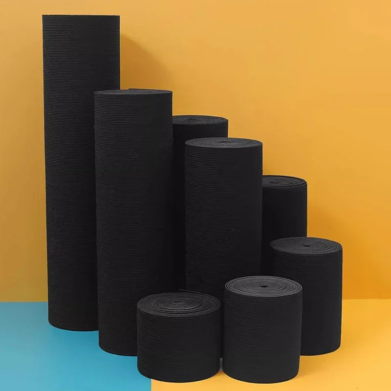 1/2M 7-40cm Sewing Extra Wide Elastic Band for Clothes Abdomen Cummerbund Rubber Bands Waistband
