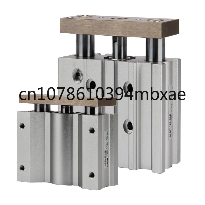 Type Guide Cylinder Series Slide Bearing Three Shaft 3 Position Compact Pneumatic Cylinder