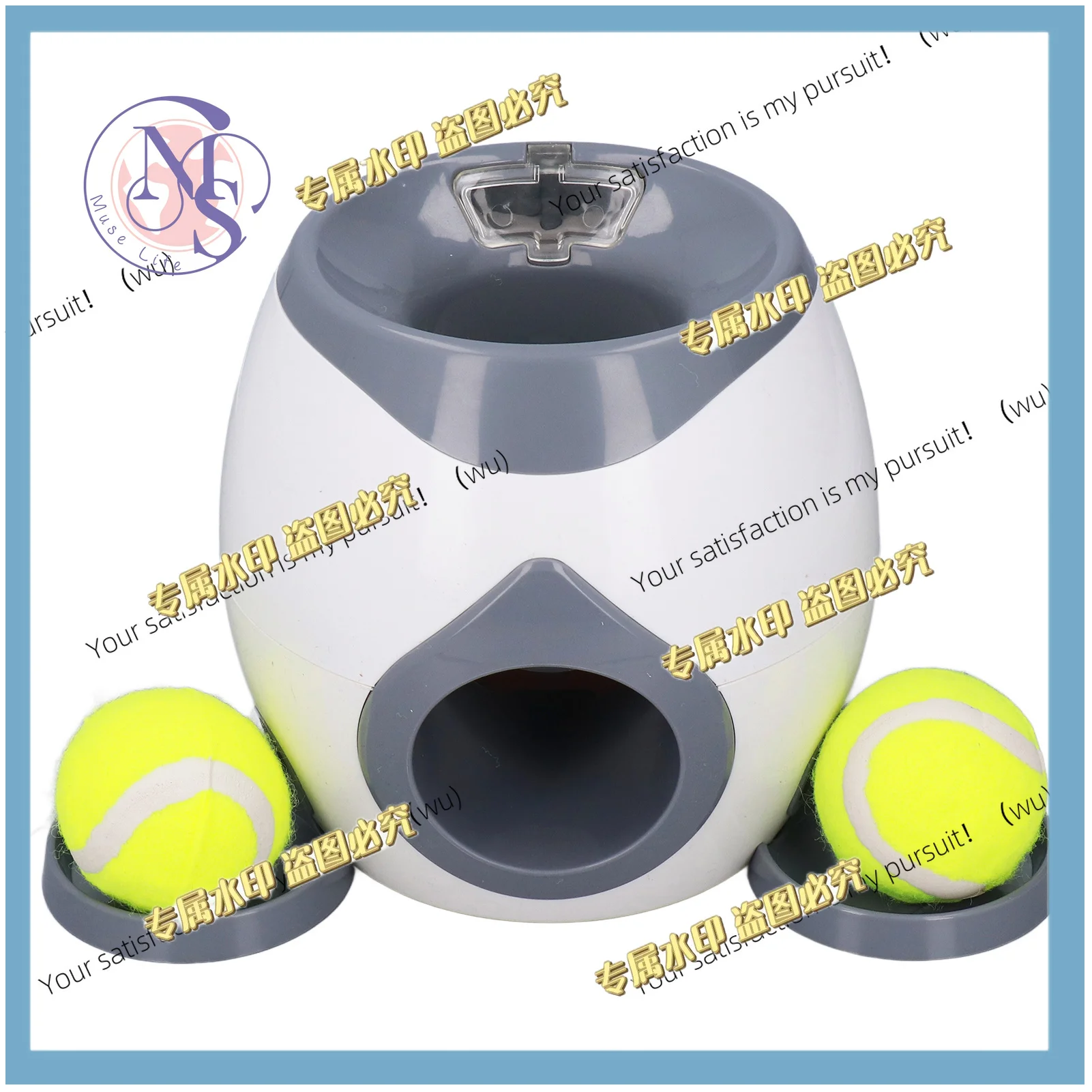 Dog Tennis Ball Feeder with 2 Tennis Balls Suitable for Dog Training