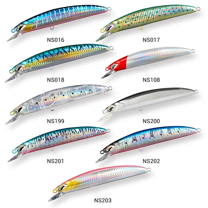 NOEBY Minnow Fishing Lure 170mm 56g 195mm 84g Sinking Wobblers Jerkbait Big Game Artificial Hard Bait for Sea Tuna Fishing Lures