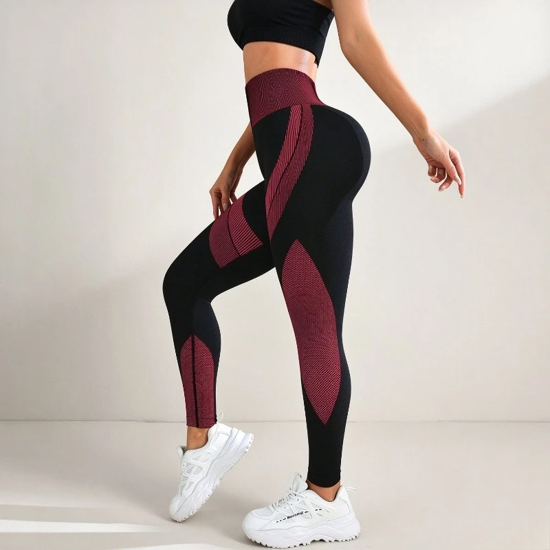 Women Seamless Yoga Leggings Tummy Control High Waist Soft Stretchy Breathable Scrunch Butt Lifting Gym Workout Pants Tights