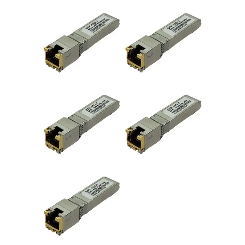 

【РЕКОМЕНДУЕМ】5X 10G SFP+ на RJ45 30M, самоподстраивающийся оптический модуль 10G/5G/2.5G, совместимый с Mikrotik