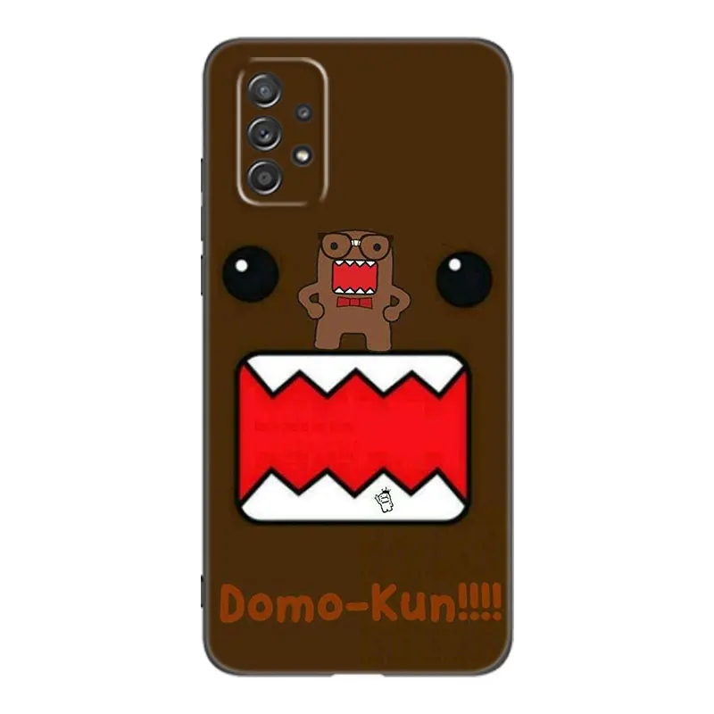 Linda funda de teléfono domo-kun para Samsung A13, A22, A24, A32, 4G, A23, A25, A34, A35, A52S, A53, A54, A55, A73, 5G, A12, A14, A15, A31, A33, A50, A51, A72