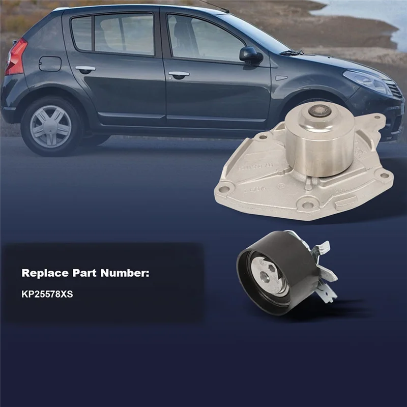 

Комплект водяного насоса ремня ГРМ, комплект водяного насоса ремня ГРМ для Renault KP25578XS, натяжитель ремня, шкив для Renault Clio II