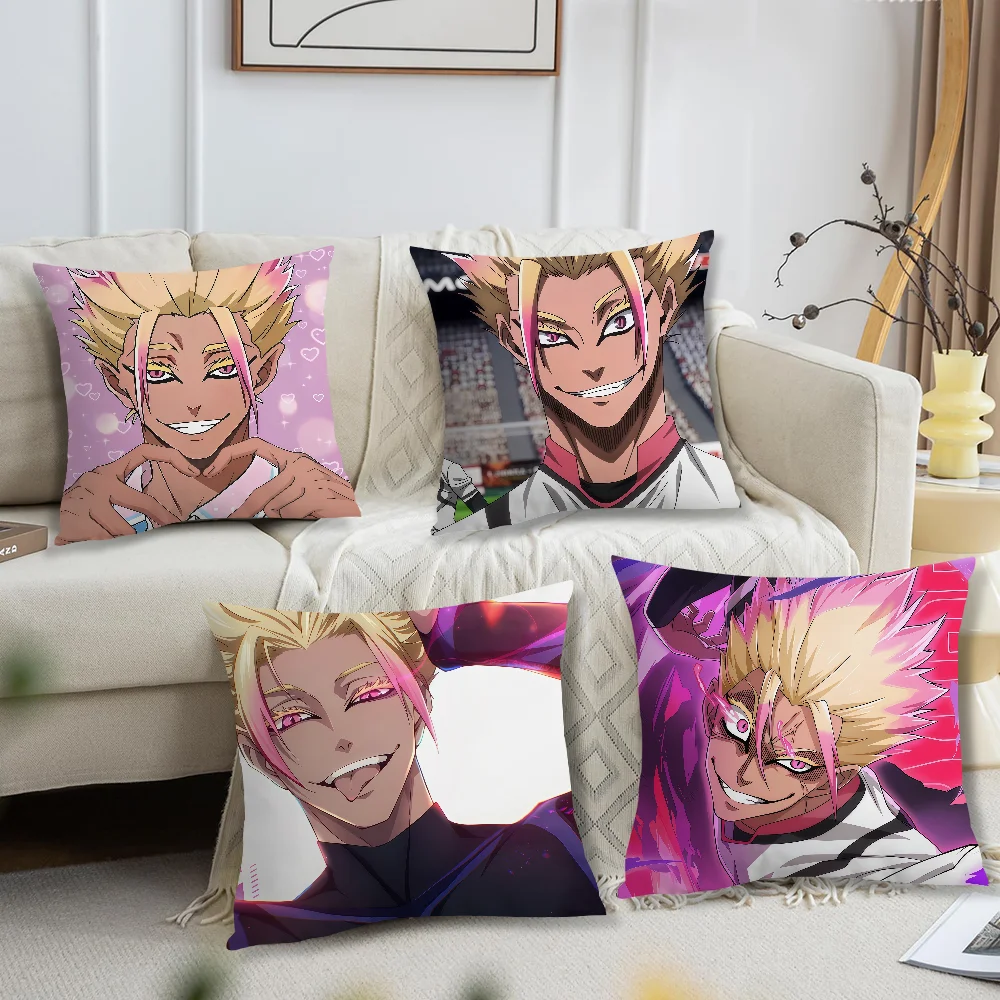 Anime comic bule l-lock shidou r-reyusei aconchegante macio fronha para sofá sala de estar decoração de escritório em casa capas protetoras