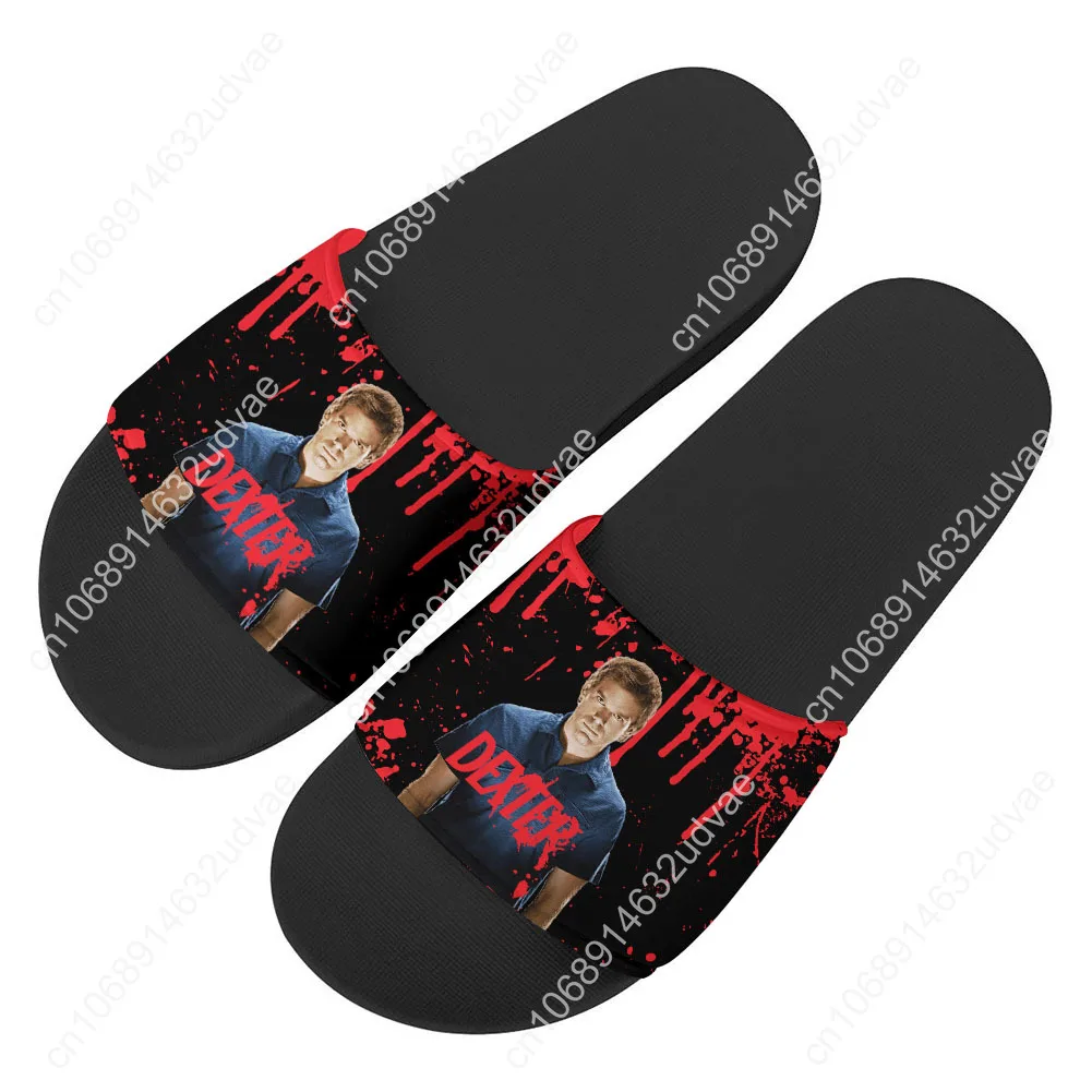 Dexter Sandals Home Slippers Water Shoes Show Morgan Men Women Teenagers Sandal Bathroom Beach Pool Custom Made Summer Slipper