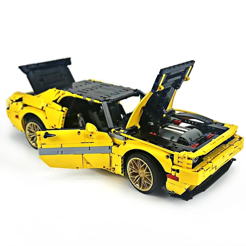 

Classic New 152910 Demon Hellcat GT Custom Super Sport Car 1:8 Building Block High-tech Vehicle Puzzle DIY Toy Christma Gift Kid