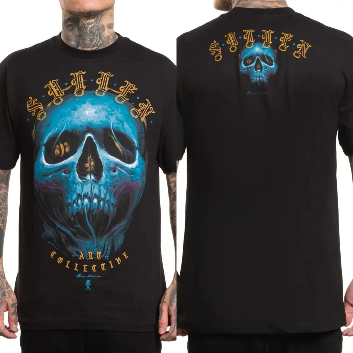 Bestes 2026 Sullen Clothing Grafik-Baumwoll-T-Shirt Unisex Sommer Kurzarm Mode Marken-T-Shirt Luxus Casual Vintage Tees – Detail 7
