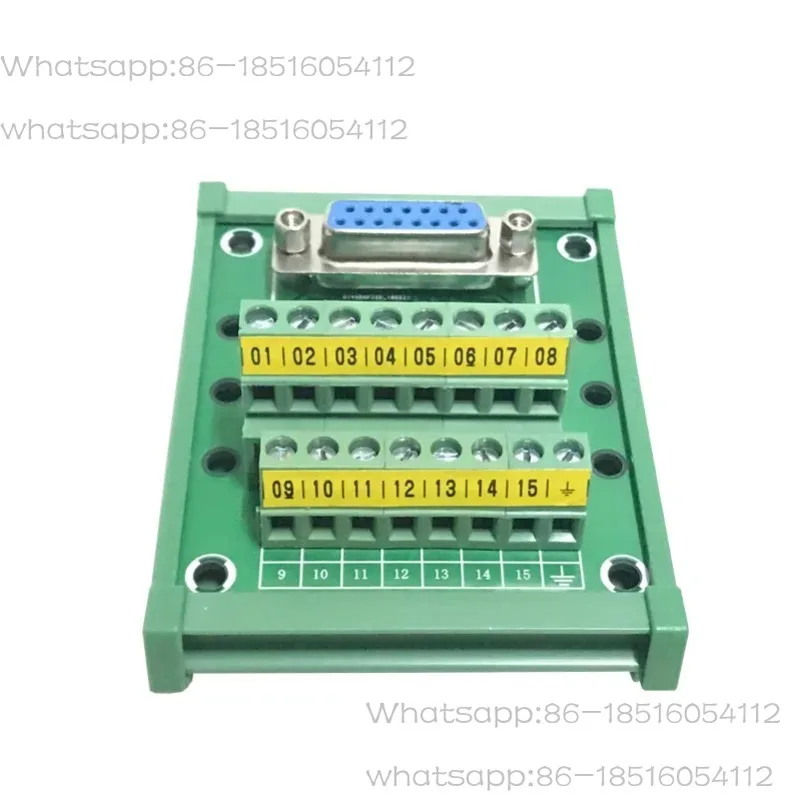 

DB15 Core Male and Female Wiring Module Rail Type Relay Terminal Block Adapter Wiring Terminal Board ADAM-3915