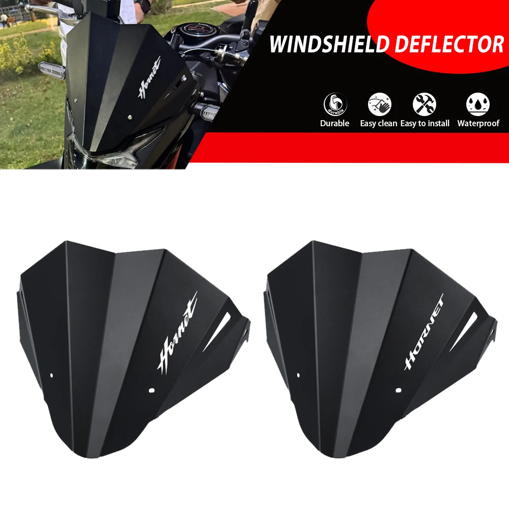 

Windscreen Windshield For HONDA CB750 Hornet 750 2023 2024 Motorcycle Accessories Wind Screen Deflector Extension With Bracket