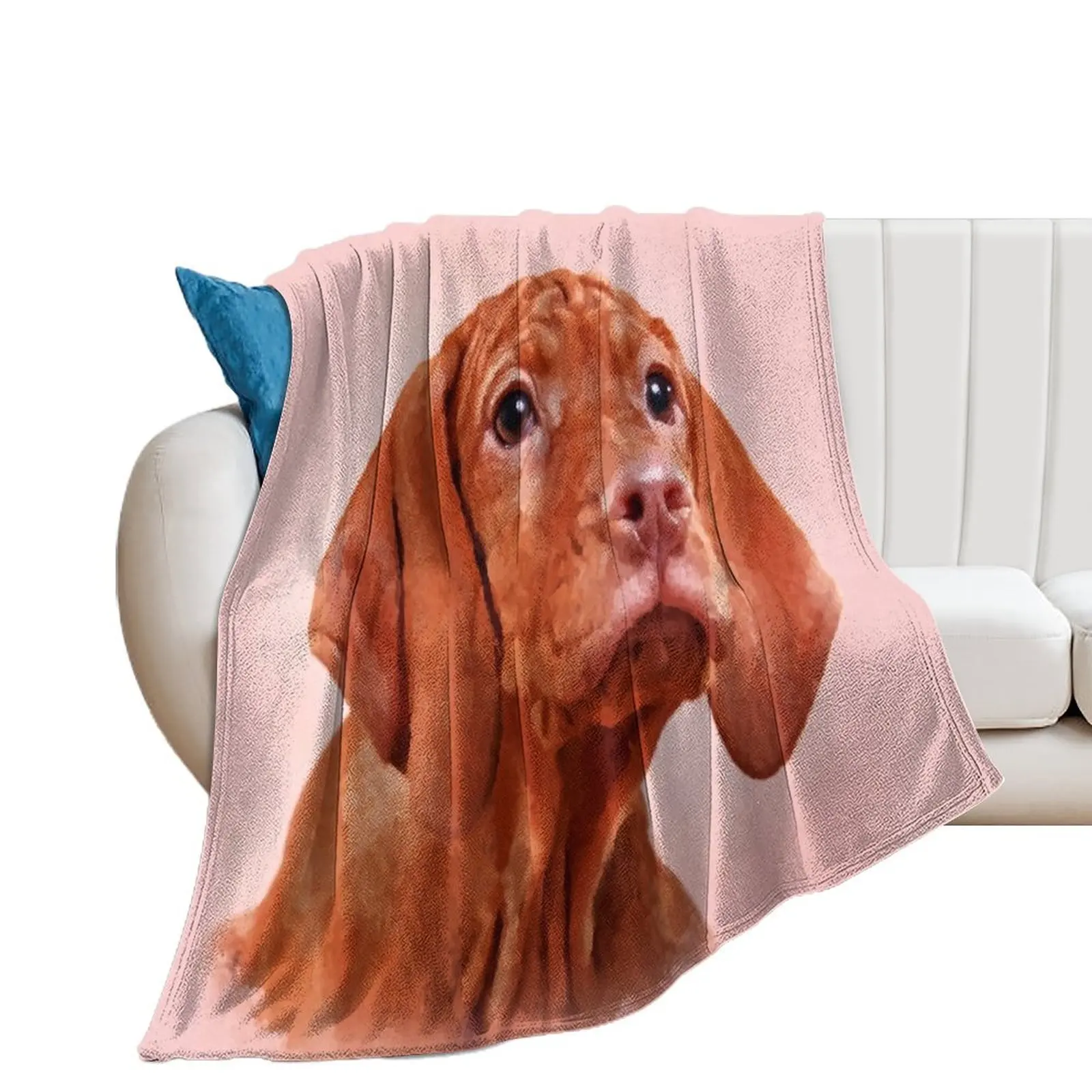 

Vizsla puppy- Hungarian pointer Throw Blanket warm winter blankets and throws Thins Plaid on the sofa Blankets