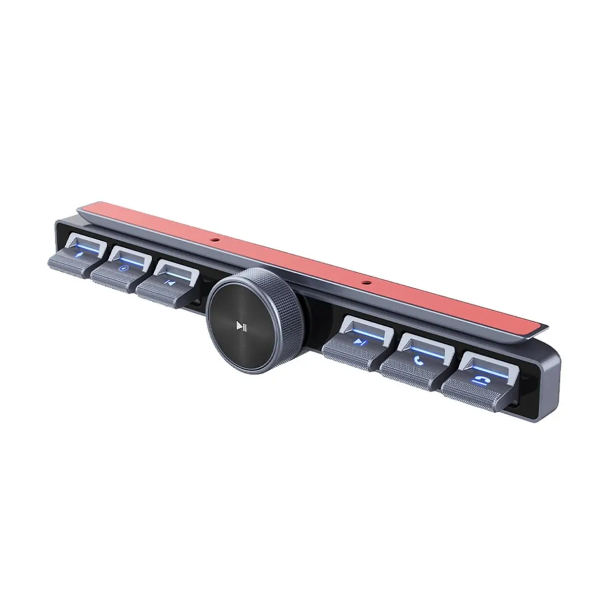 ABQE Smart Steering Wheel Controller Wirelss Control Button 7 Keys Intelligent Party Control Adjust Volume LED Button
