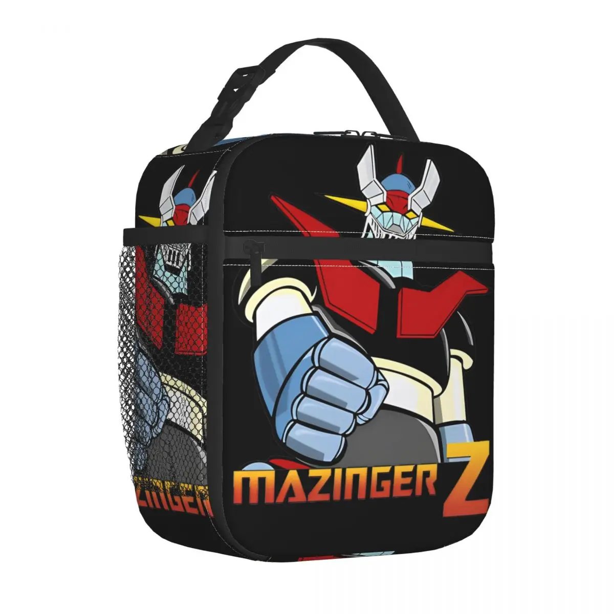 

Mazinger-Z Insulated Lunch Bags Thermal Bag Reusable Meal Container Robots Portable Tote Lunch Box for Men Women School Picnic