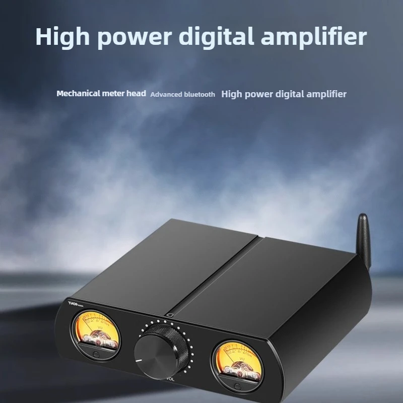 

D200A TPA3221 dual-channel high-power, digital HIFI, Bluetooth 5.1 decoding, dual VU meter head, household power amplifier