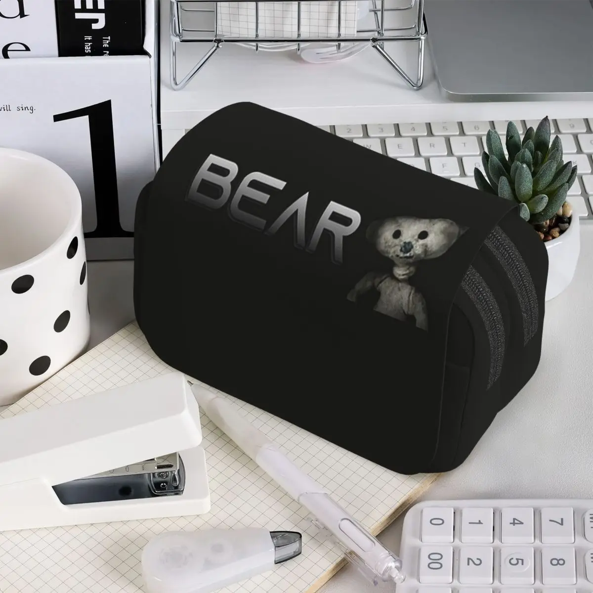 

Пенал Bear Alpha для студентов, подарочный пенал-коробка, сумка для канцелярских принадлежностей, органайзер для ручек