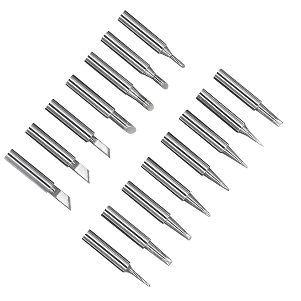 15pcs 936 Soldering Iron Tips-Welding Head Replacement Parts 1C-I Tip For Welding Equipment Welder Accessories