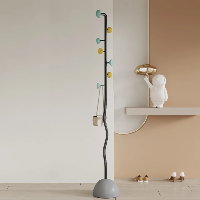 Nordic Simple Coat Racks Modern Cheap Indoor Garment Rail Cheap Entrance Coat Racks Hallway Open Arara De Roupa Home Furniture