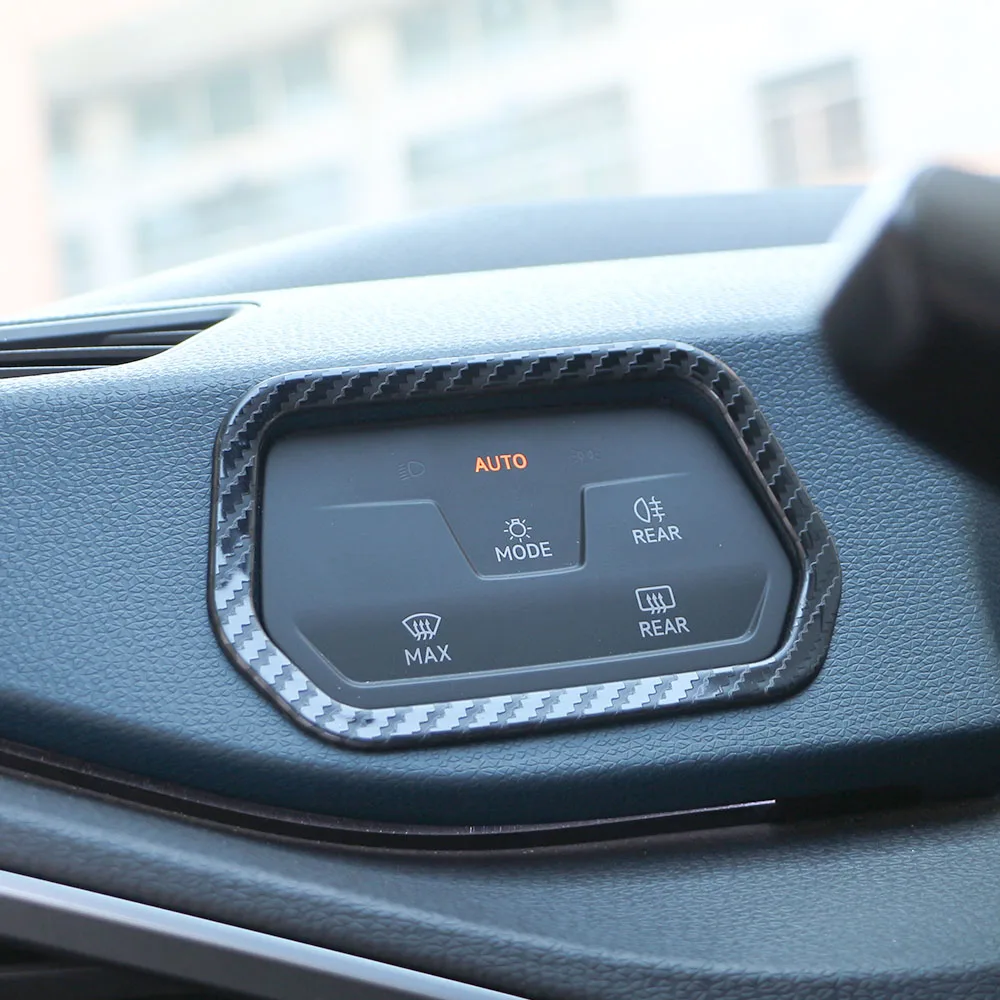 ل Volkswagen VW ID3 ID.3 ID 3 2022 2023 2024 2025 LHD رئيس ضوء مفتاح لمبة غطاء لوحة ملصق التصميم الداخلي اكسسوارات