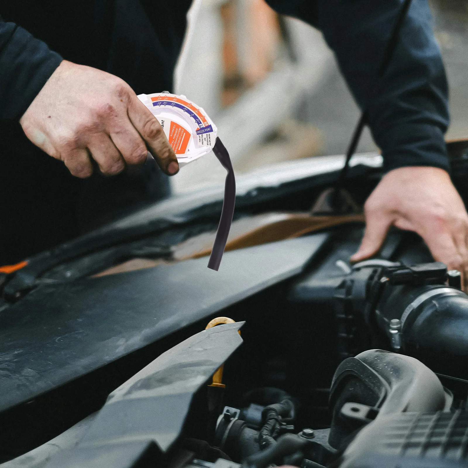 Testeur antigel à cadran, testeur de liquide de refroidissement de radiateur, outil accessoire de test antigel de voiture fiable de haute précision