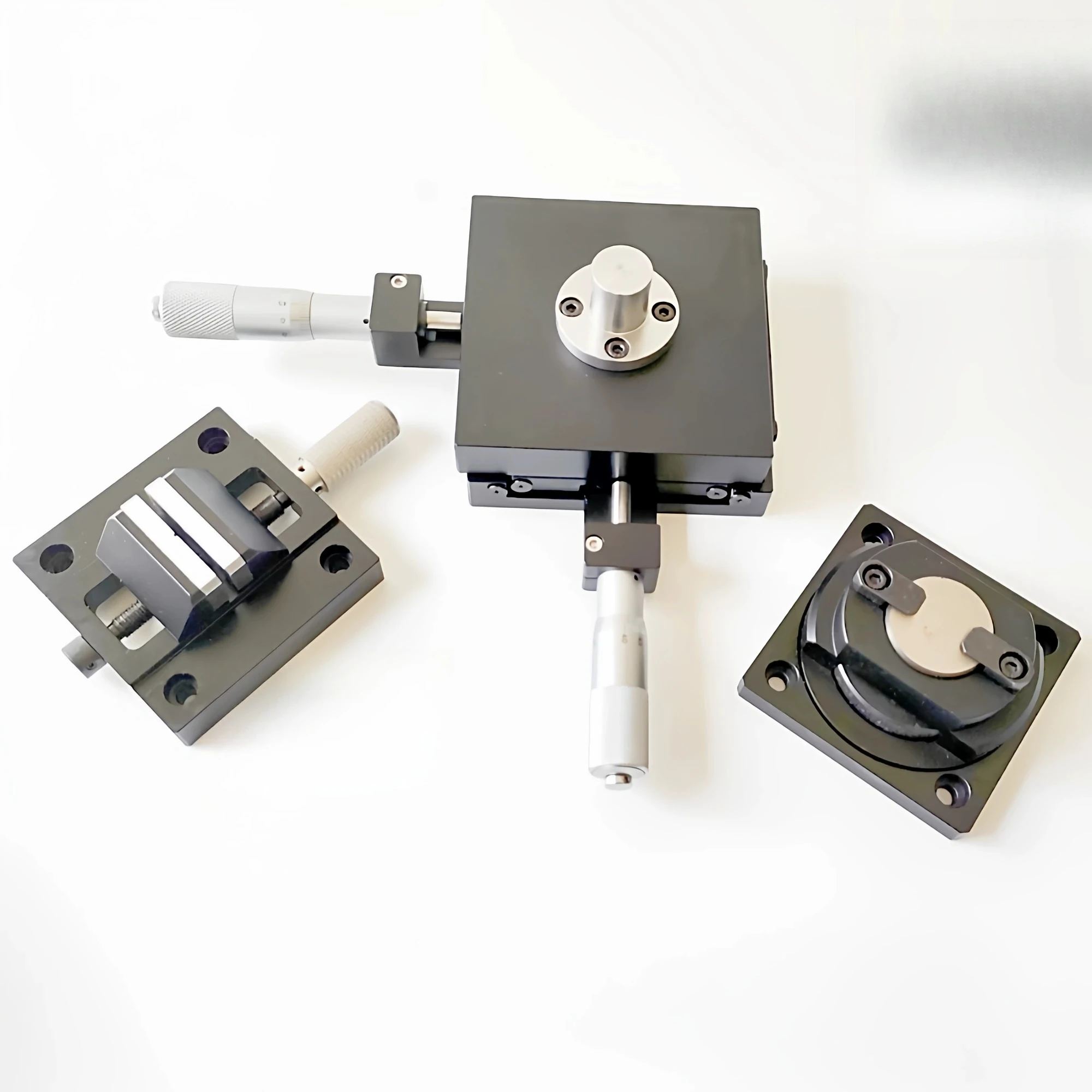 Precision flat jaw tool accessories, two-dimensional micro-shift cross work slide table microsac, thin sheet fixture