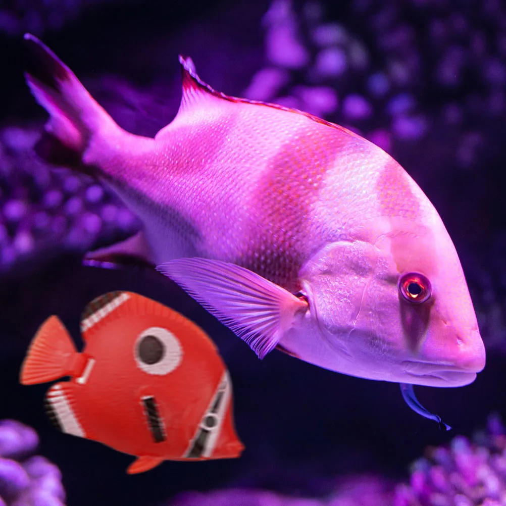 

25pcs Artificial Floating Decorative Aquarium Accessories Lifelike Plastic Fish for Fish Tank L scape ornaments