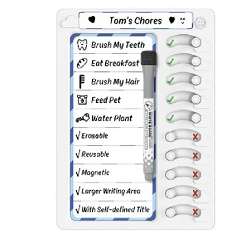 Children Chore Behavior Chart Creative Chore Chart DIY Chore Chart Accessories Family Chore Chart Chore Chart Chore Chart Board
