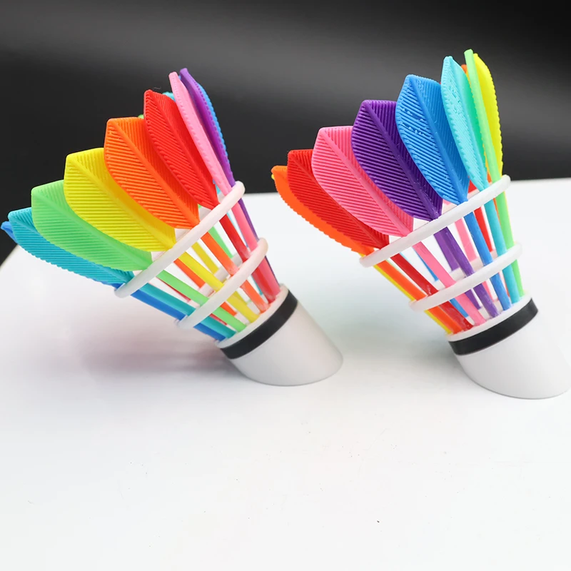1/2Pcs Creative Colorful Badminton 3D Printing Fridge Magnets Strong Magnetic for Refrigerator Home School Gymnasium DIY Decor