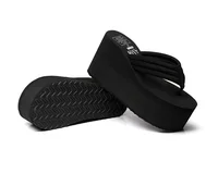 Newest Styel Women Flip Flops Comfortable Summer Casual Flip Flops Women Slippers Beach Style Non-slip Thick Bottom Wedges Shoes - Image 2
