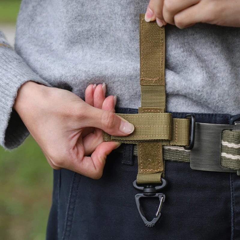 متعددة الوظائف قفازات نايلون هوك قفازات التكتيكية تسلق حبل التخزين مع مثلث مشبك حامل القفازات المعلقة التخييم في الهواء الطلق #3