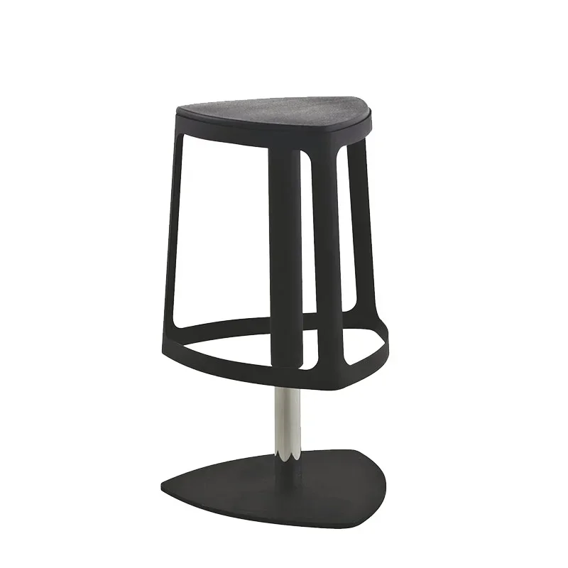 

Household wrought iron simple chair, modern high stool lift bar chair, creative bar stool