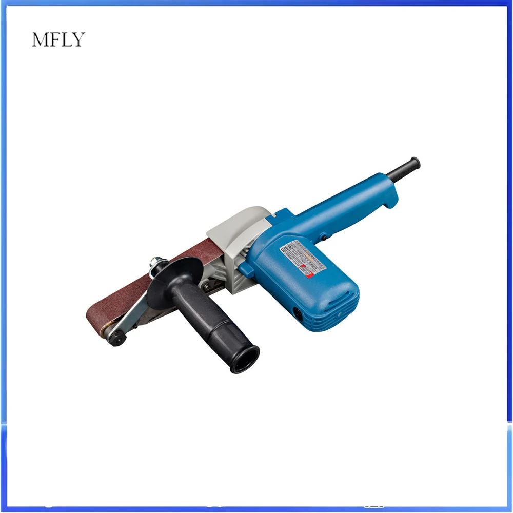 220V 500W DIY Polishing Machine Belt Sander Belt Grinder Angle Grinding Machine with 9x533mm Sanding Belts for Wood Metal