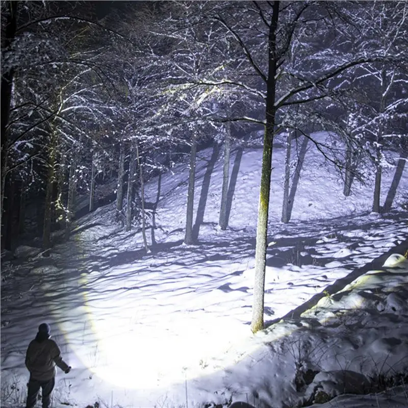 【SPECIAL】2X Handheld Flashlight Outdoor LED Strong Light LED Spot Lights Searchlight Outdoor Solar Lantern