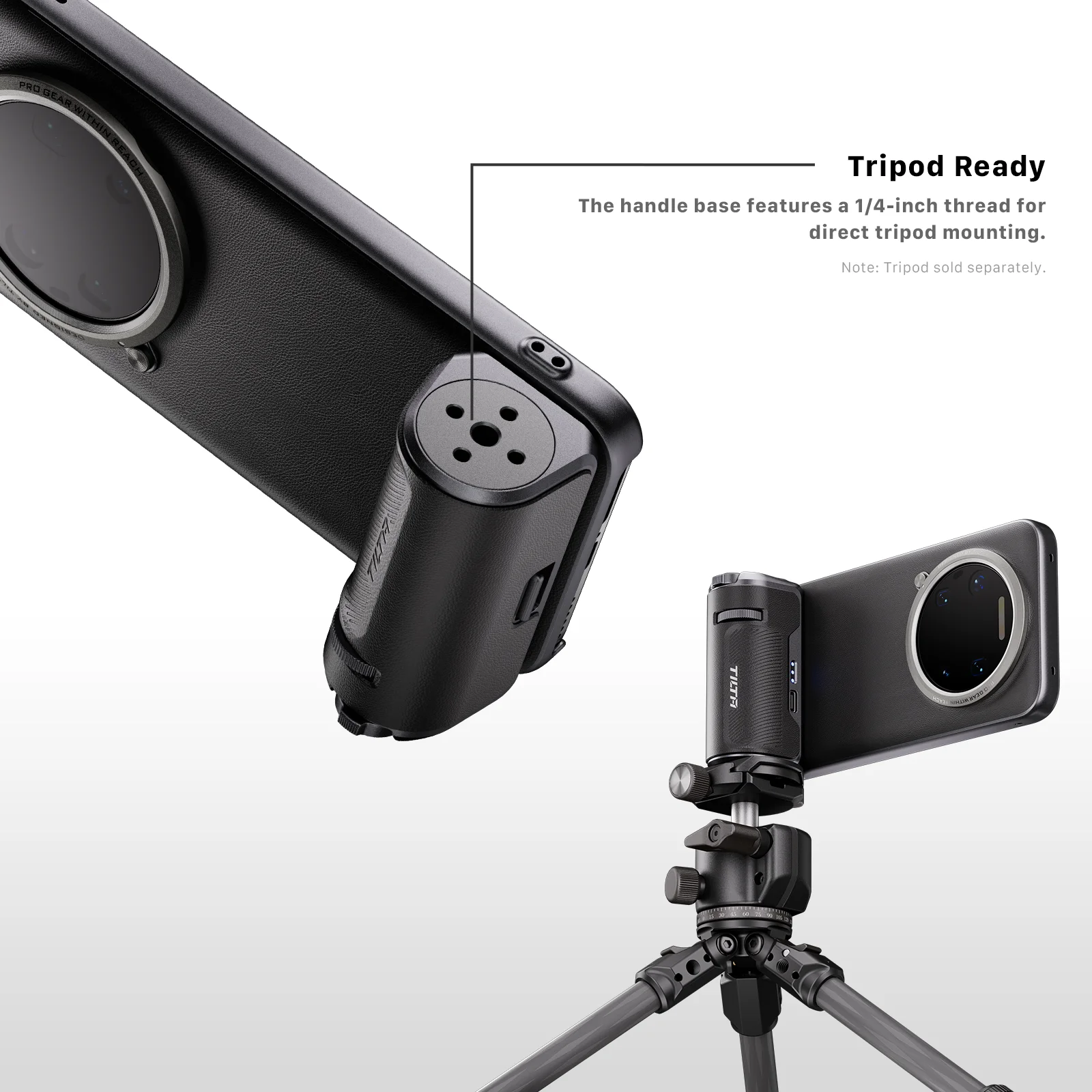 TILTA for HUAWEI Mate X7 Kit DESIGN with Focous Handle Grip 3.33x Teleconverter Lens Telephoto Handheld Kit