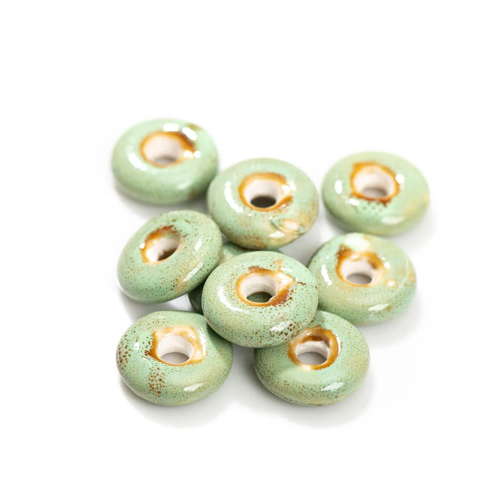 10pcs 20mm Ceramic Beads Jewelry Making Materials For Bracelet And Necklace  Amazon  Charms Kit TCZ101