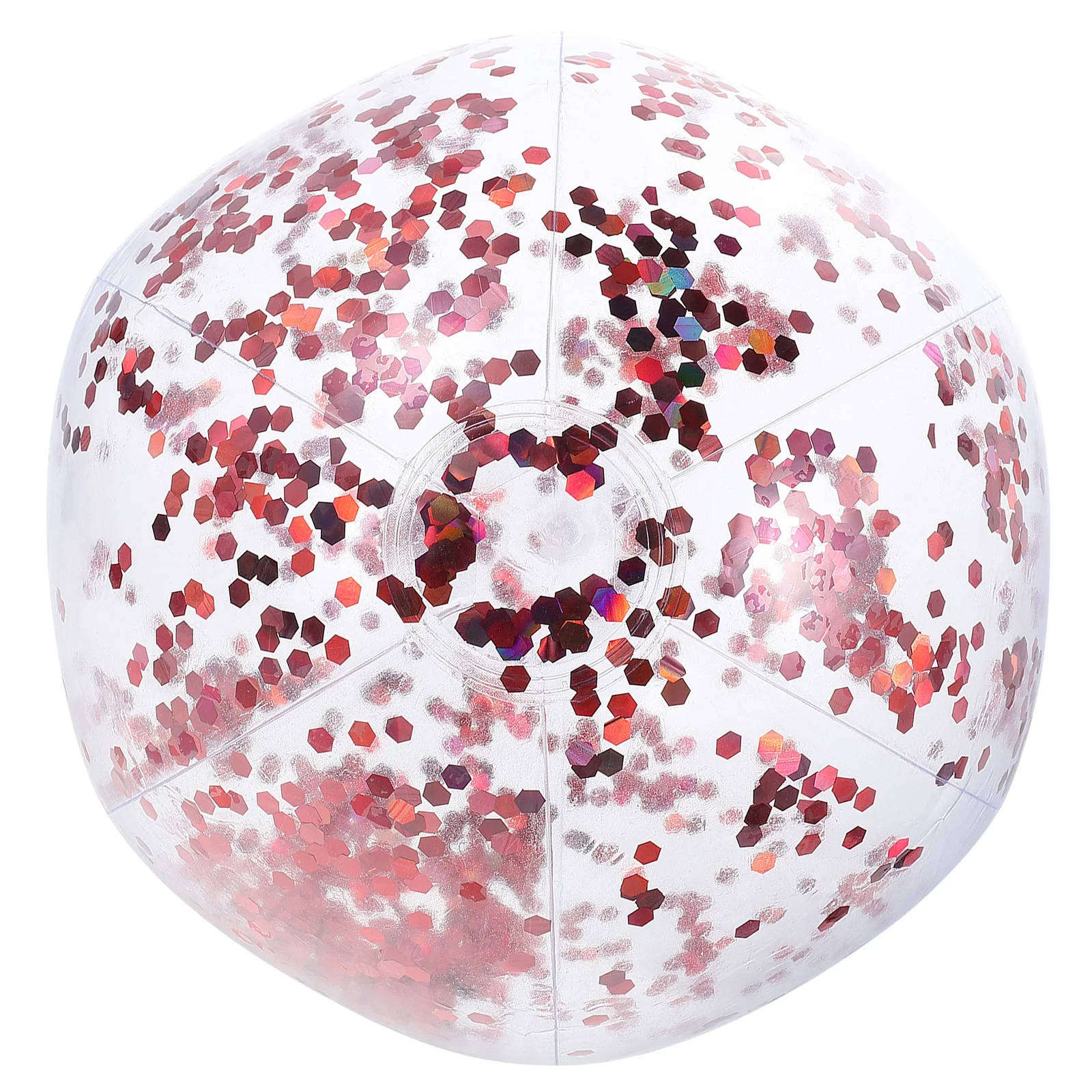 ลูกบอลกลิตเตอร์ทรงกลมใส สำหรับเด็ก เล่นกลางแจ้ง ชายหาด หรือในร่ม ฝึกการมองเห็น ฝึกทักษะการจับ