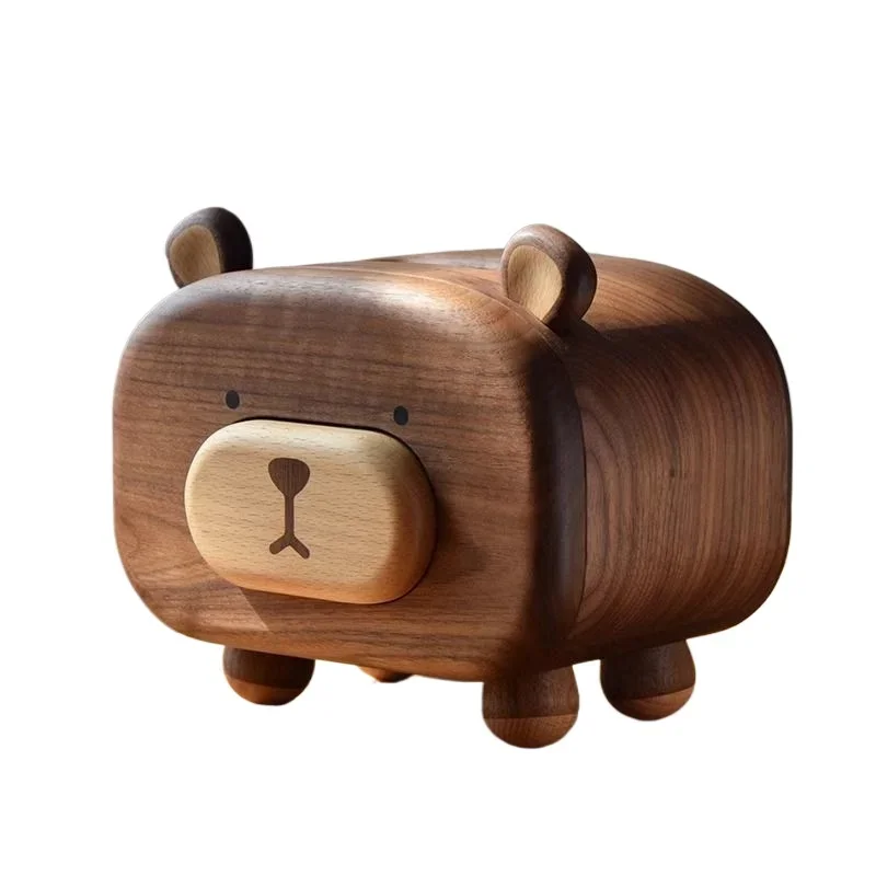 

Solid wood storage box