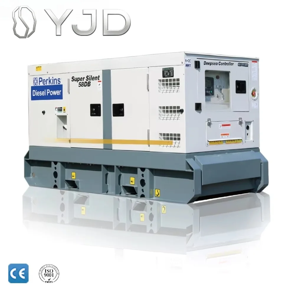 GB POWER Super Silent Three Phase 60kw 60kva 50/60Hz Auto Start Diesel Generator with Peikins Engine 1103A-33TG2