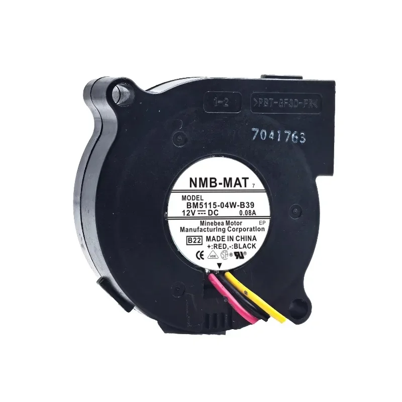 New Cooler Fan for NMB BM5115-04W-B39 5015 DC12V 0.08A 5CM Cooling Fan 50*50*15mm
