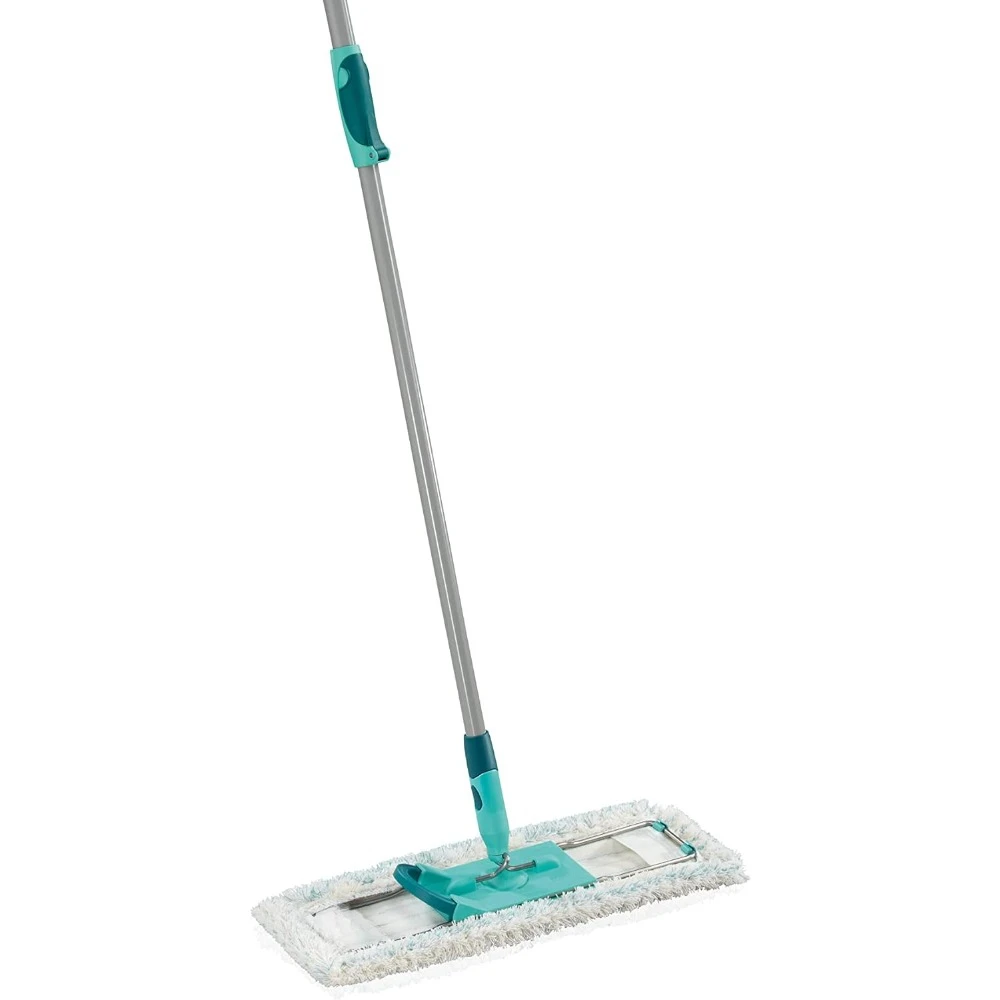 

Стиратель для пола Cotton Plus со стальной ручкой, швабра, 80-135 см, серый, бирюзовый, белый