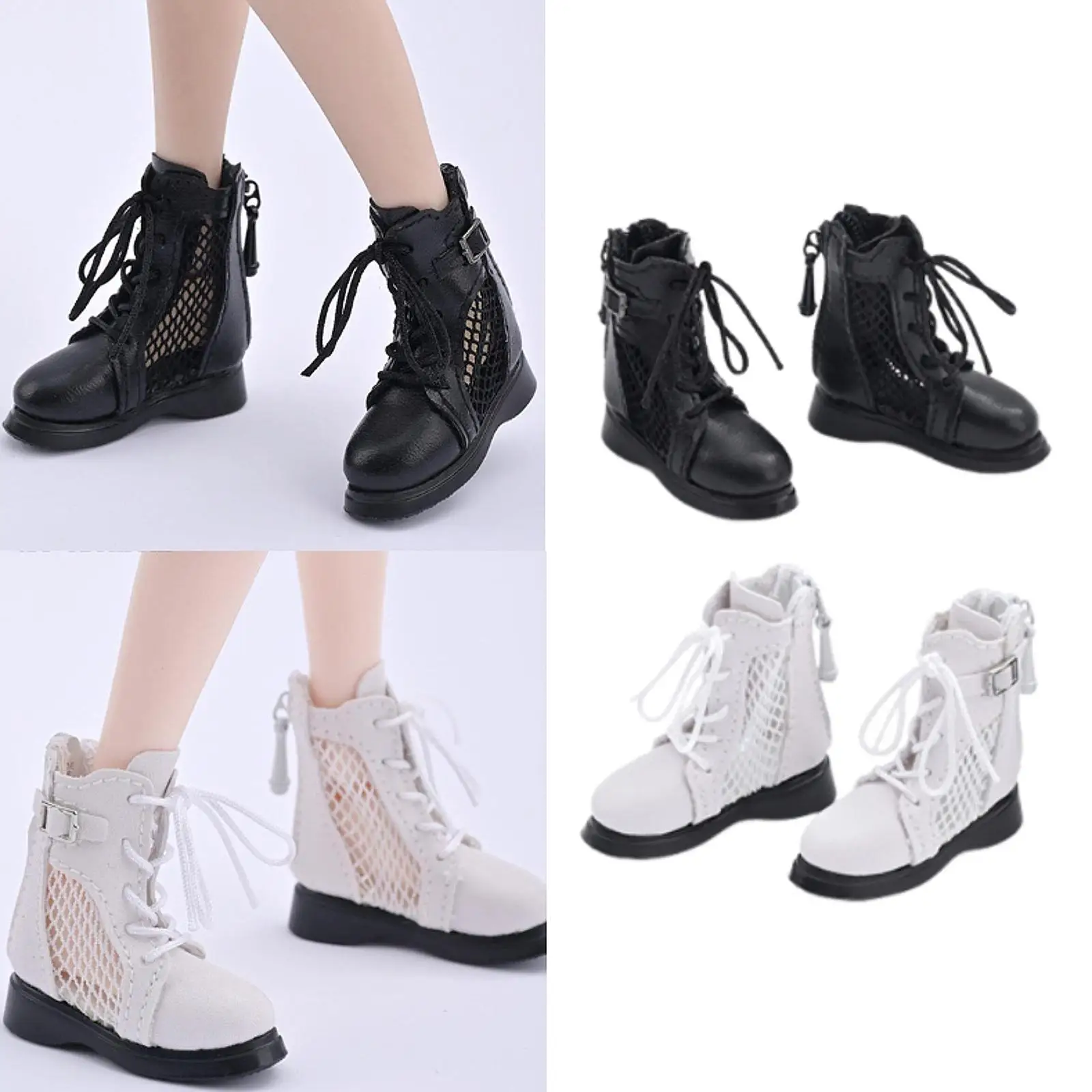 

1/6 Action Figures Short Boots 12 inch Female Doll Boots Doll Shoes Costume Accs