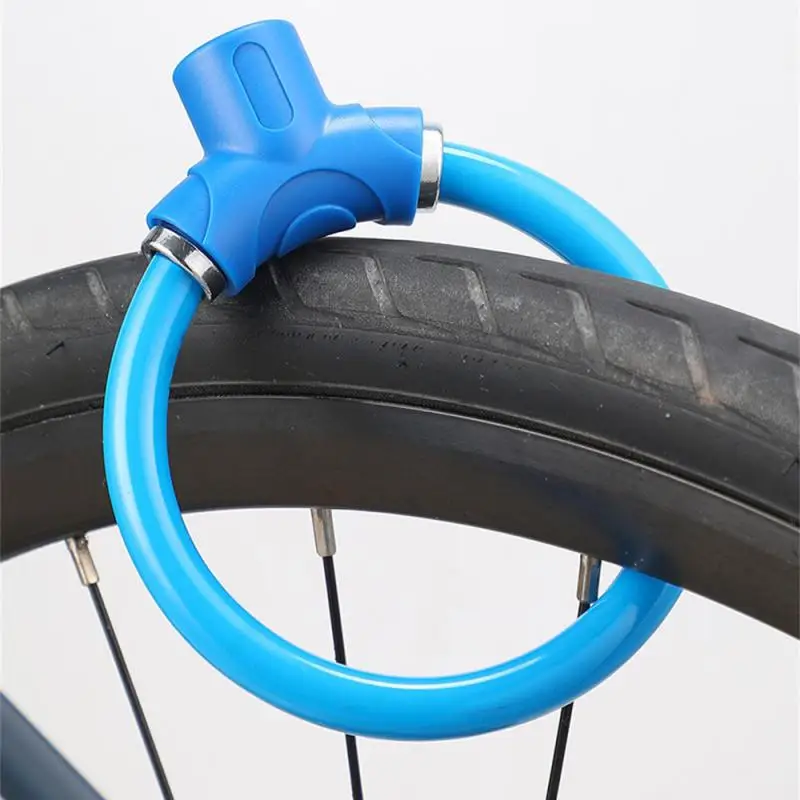 Bloqueio de forma de anel de bicicleta anti-roubo mtb estrada mountain bike bloqueio acessórios de bicicleta o-lock ciclismo aço segurança fechaduras de bicicleta