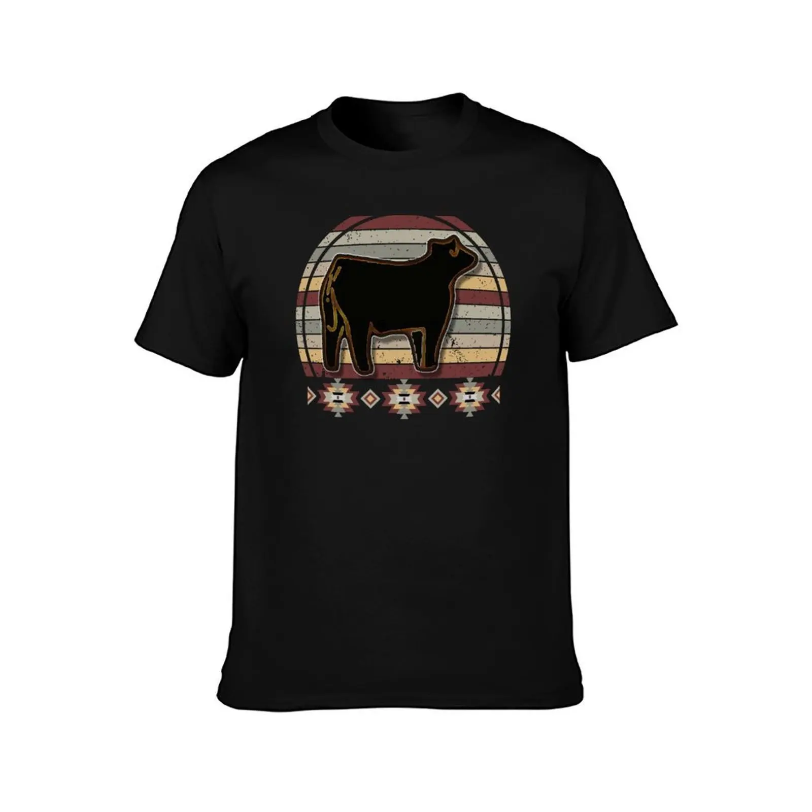 Livestock Show Steers - Market Steer T-Shirt UV Protection Outdoor Tee Shirt T-Shirt