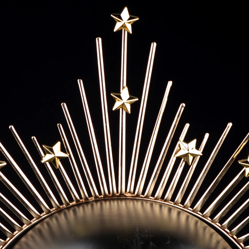 Star Shape Crown Headband Queen\'s Goddess Halo Halloween Costume Headwear Party Cosplay Headgear Jewelry Accessories