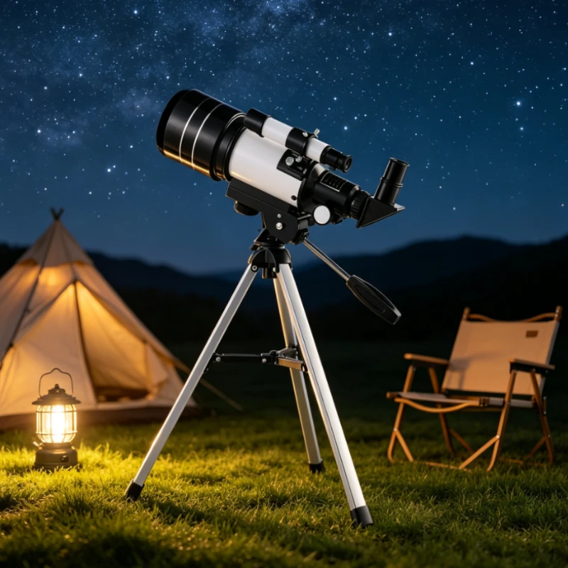 Mini Astronomical Telescope With Finder Scope Professional Moon Viewing High Power HD Outdoor Telescope
