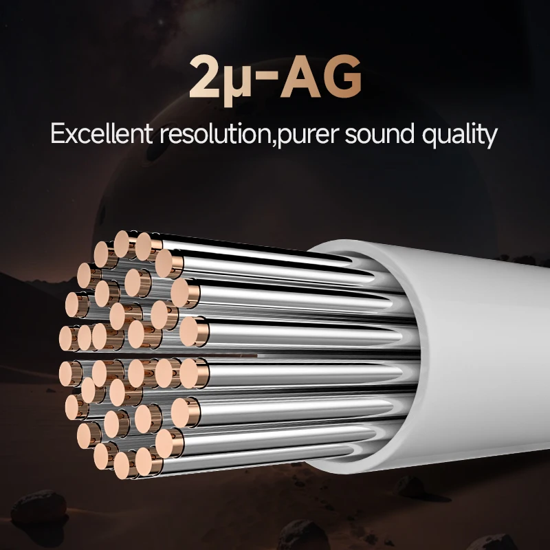 CYKO HIFI 3.5 مللي متر إلى 2RCA كابل الصوت مطلي بالفضة 7N OCC النحاس مطلية بالذهب التوصيل 3.5 مللي متر جاك لمكبرات الصوت فك التشفير