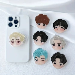 Coreano popolare Idol Boy Group Phone Stand acrilico presa Grip Holder retrattile Lazy Stand Anime Character Phone Holder