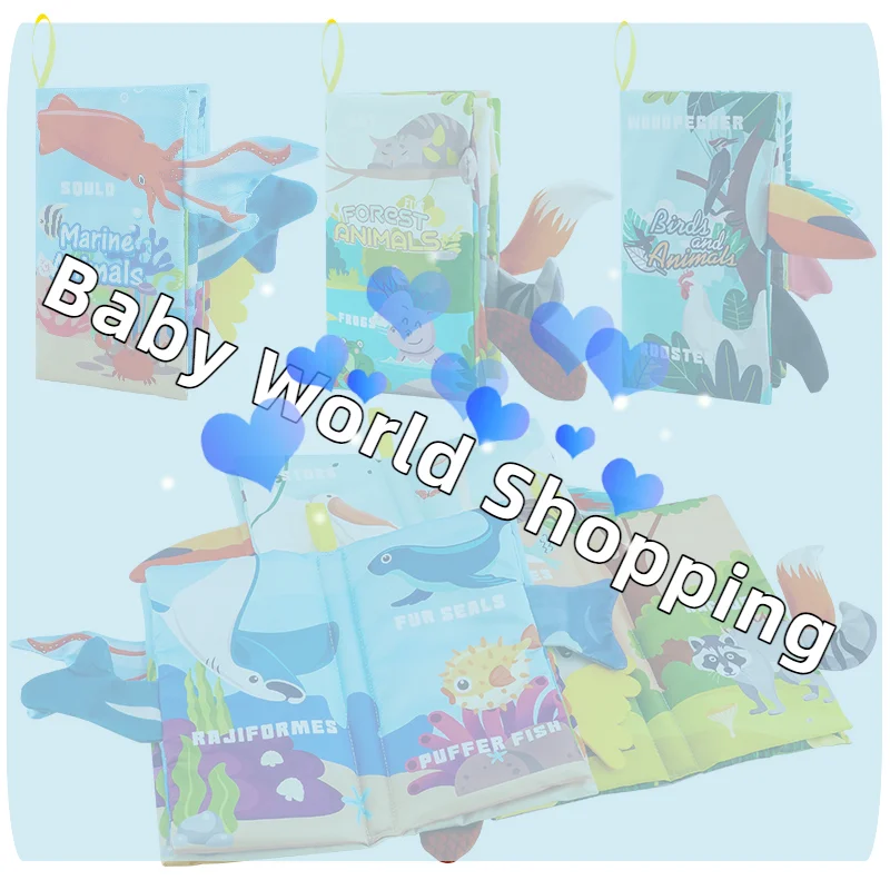 Livres et jouets pour bébés, livres pour bébés de 0 à 6 mois, livres en tissu doux et froissé à toucher, jouets pour nourrissons de 0 à 3 à 6 à 12 à 18 mois