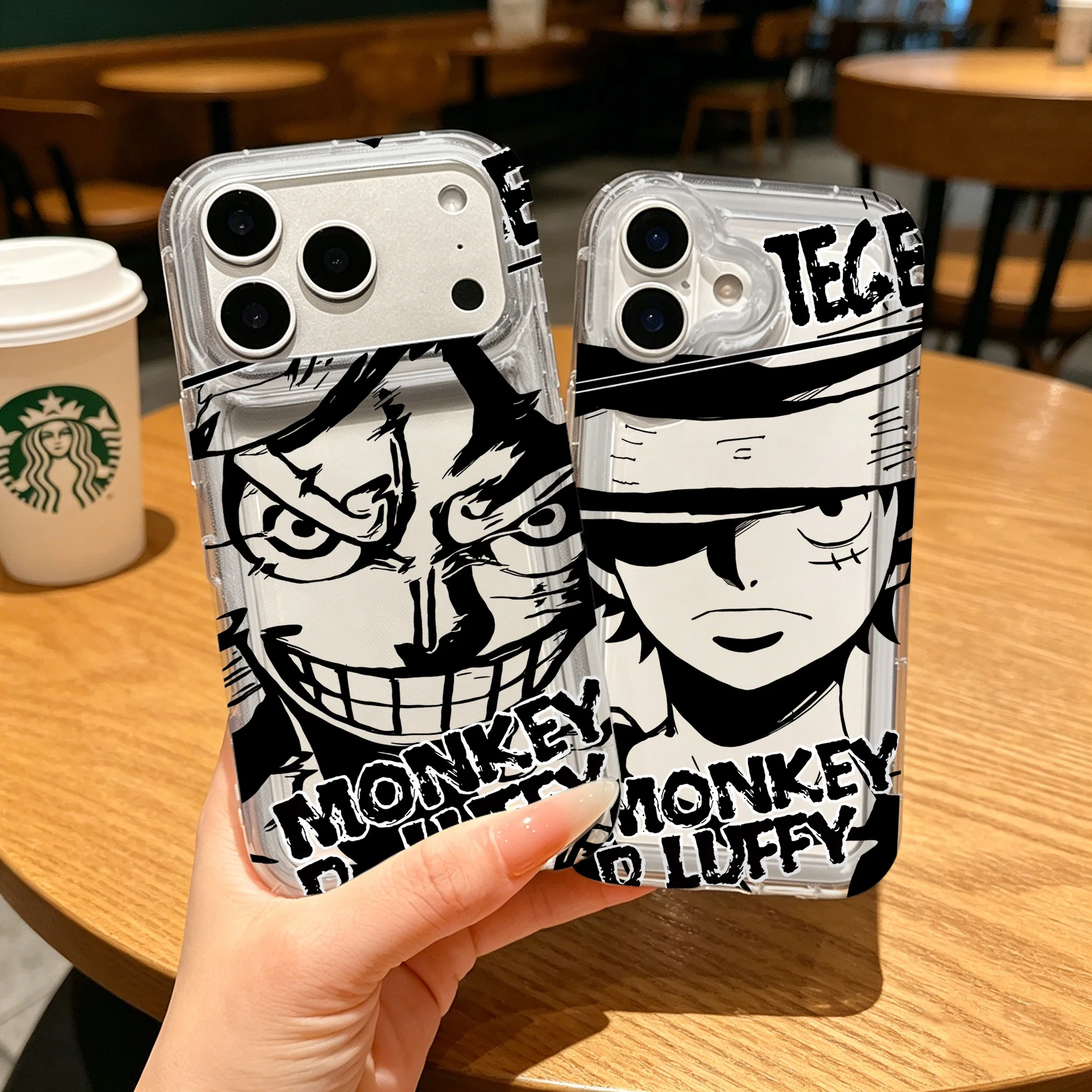 Anime Ones Pieces Luffys Phone Case for Samsung Galaxy S25 S24 S23 S22 S21 S20 S10 Note20 Note10 FE Ultra Plus 4G 5G Clear Cover